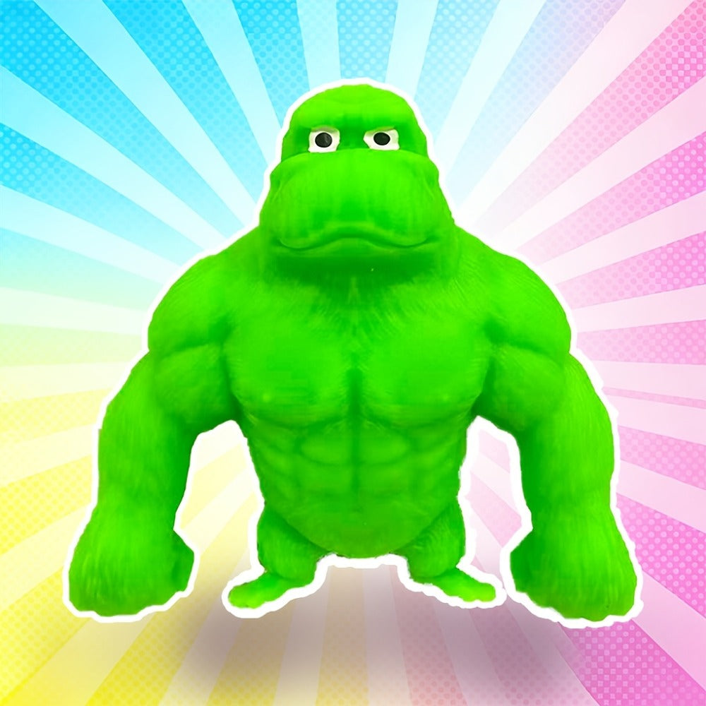 Stretchy Gorilla Fidget Toy Squishy Squeeze Monkey | PVA Sponge Sensory Stress Relief Toy for Kids & Adults, 5 Colors, Easter Basket Stuffer, Christmas - product image 5