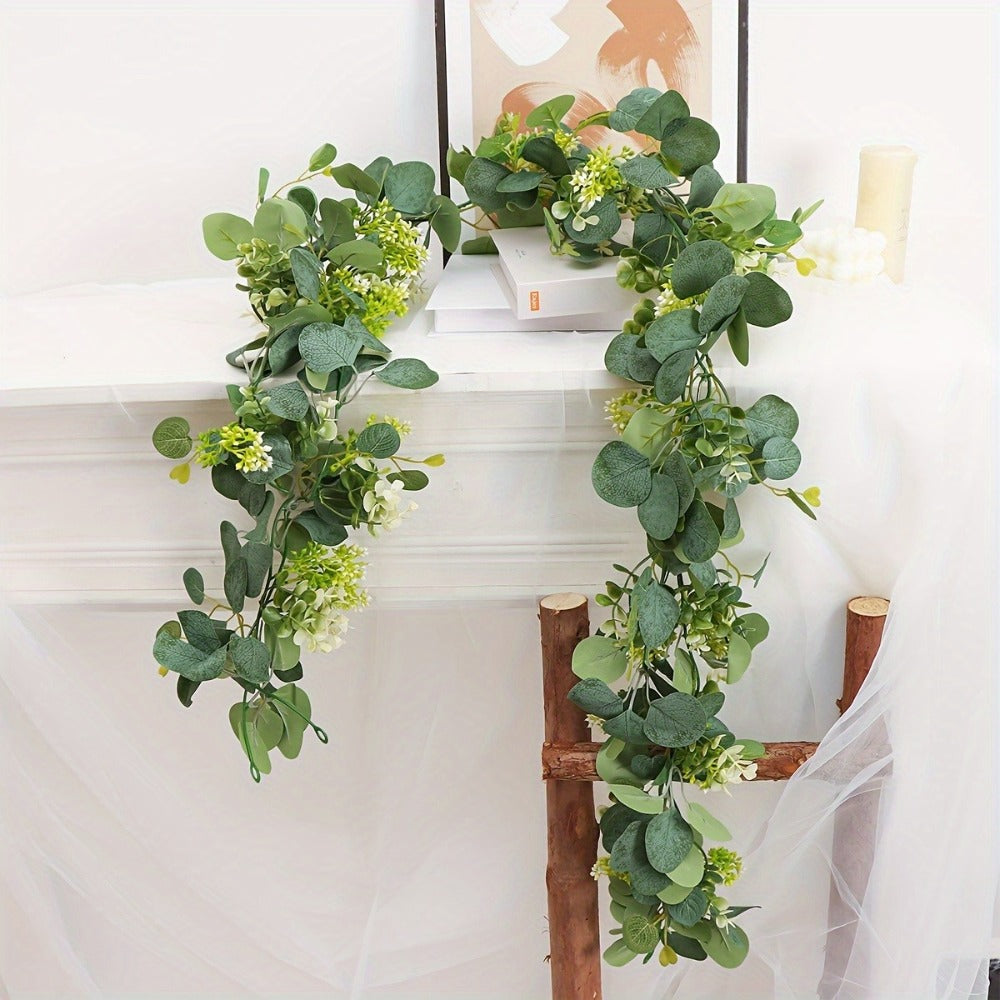 Artificial Ivy Leaves 100pcs Real Touch Faux Greenery Bulk, Realistic Plastic Willow Leaf for Wedding Home Decor DIY Wreaths Party Outdoor Decoration, Lush Ivy Vine Leaves Long Las - product image 6