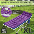 XXL Folding Camping Cot with Mattress | Extra Wide 27" & 32" Heavy Duty Sleeping Cot for Adults, 1200D Oxford Portable Camp Bed with Carry Bag | Outdoor Hiking - product image