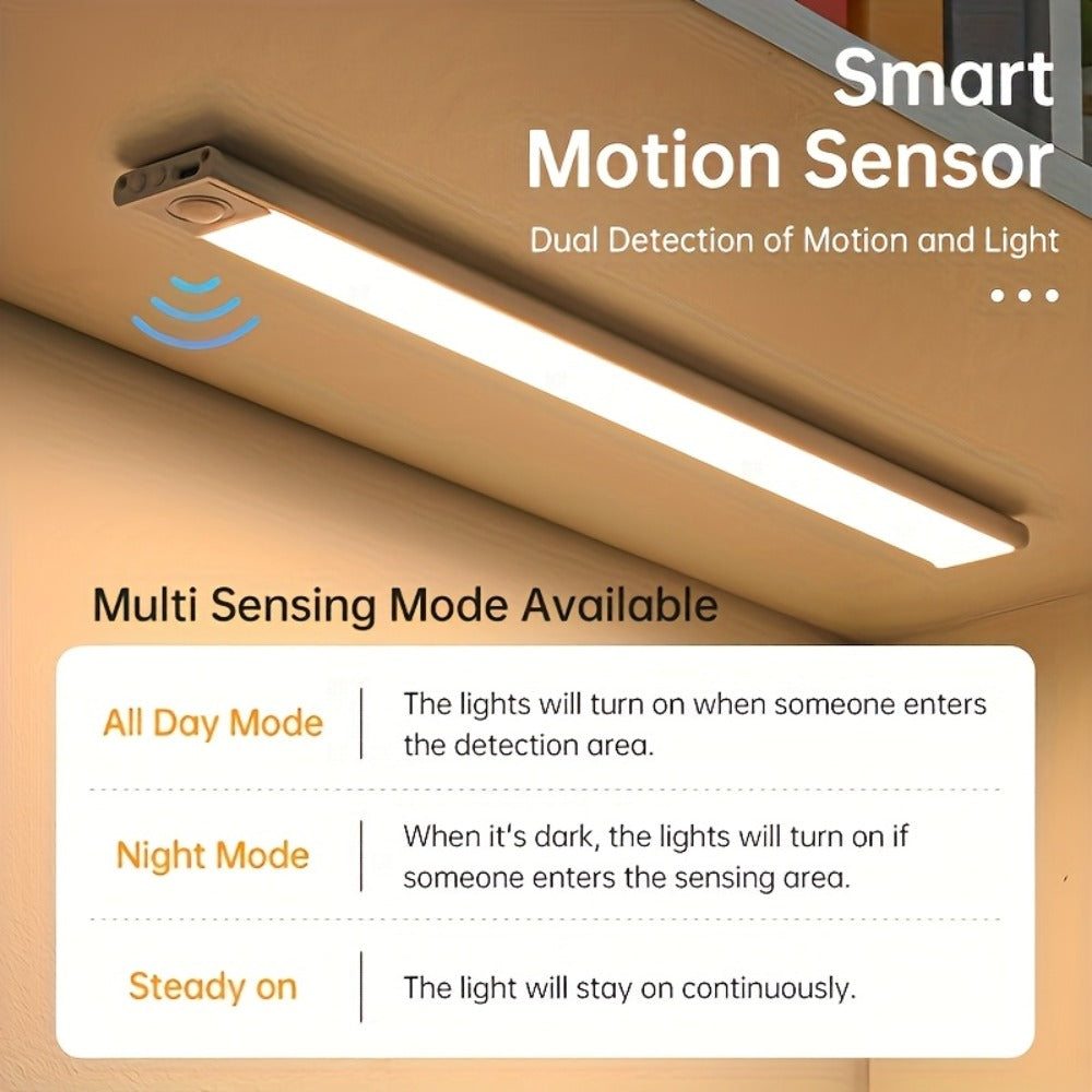LED Motion Sensor Light USB-C Rechargeable 3 Color Temperatures Stepless Dimming Wireless Magnetic Under Cabinet Closet Night Light 1 2 4 Pack 20cm 30cm 40cm 50cm - product image 28