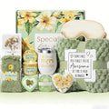 Self-Care Gift Basket for Women - Vanilla Coconut Spa Set with Cozy Blanket, Relaxing Gift for Mom Sister Friend Wife Grandma, Get Well Soon Valentine's Day Birthday Present - product image 7