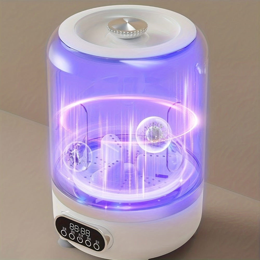 Portable Mini Washing Machine Wash & Dry All-in-One, Blue Light Sterilization, Flexible Drainage, Compact Travel Laundry Washer for Dorm Apartment Camping RV - product image 2