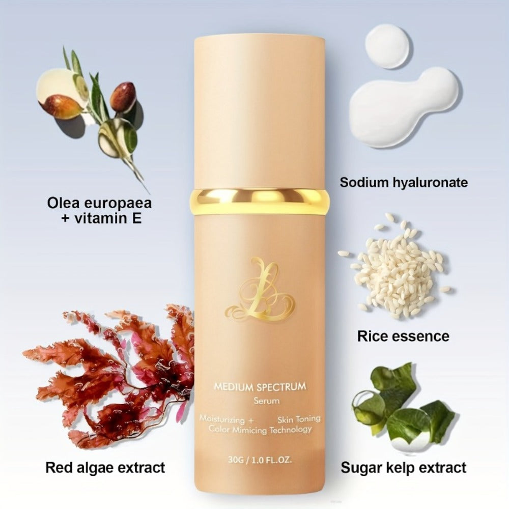 Color Changing Liquid Foundation 4-in-1 Full Coverage Waterproof Long-Lasting Concealer Color Corrector Moisturizing Natural Finish Makeup Base for All Skin Tones Light to Beige - product image 4
