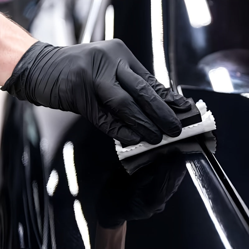 200pcs, Black Nitrile Disposable Gloves, High-Density, Flexible Fit, Chemical Resistant, Industrial-grade Latex-free, Specially Designed For Maintenance Teams - product image 13