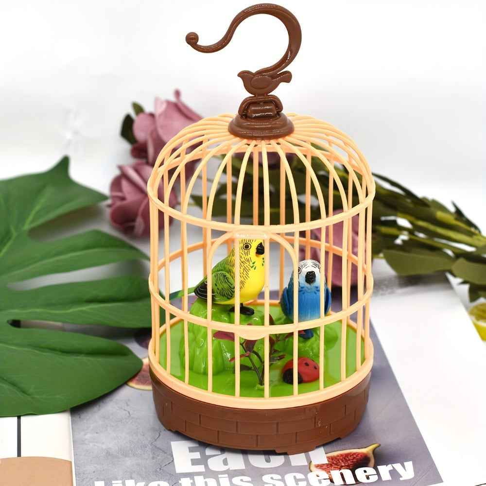 Chirping & Wing-Fluttering Parrot, Interactive Sound-Responsive Animal Toy, Battery Powered, Birthday Christmas Gift for Kids Boys Girls – Mini Voice-Activated - product image 6