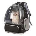 Cat Carrier Backpack Bubble Window Space Capsule Transparent Breathable Travel Bag for Cats & Kittens | Airline Approved Zipper & Pet Door Entry All-Season Cat - product image