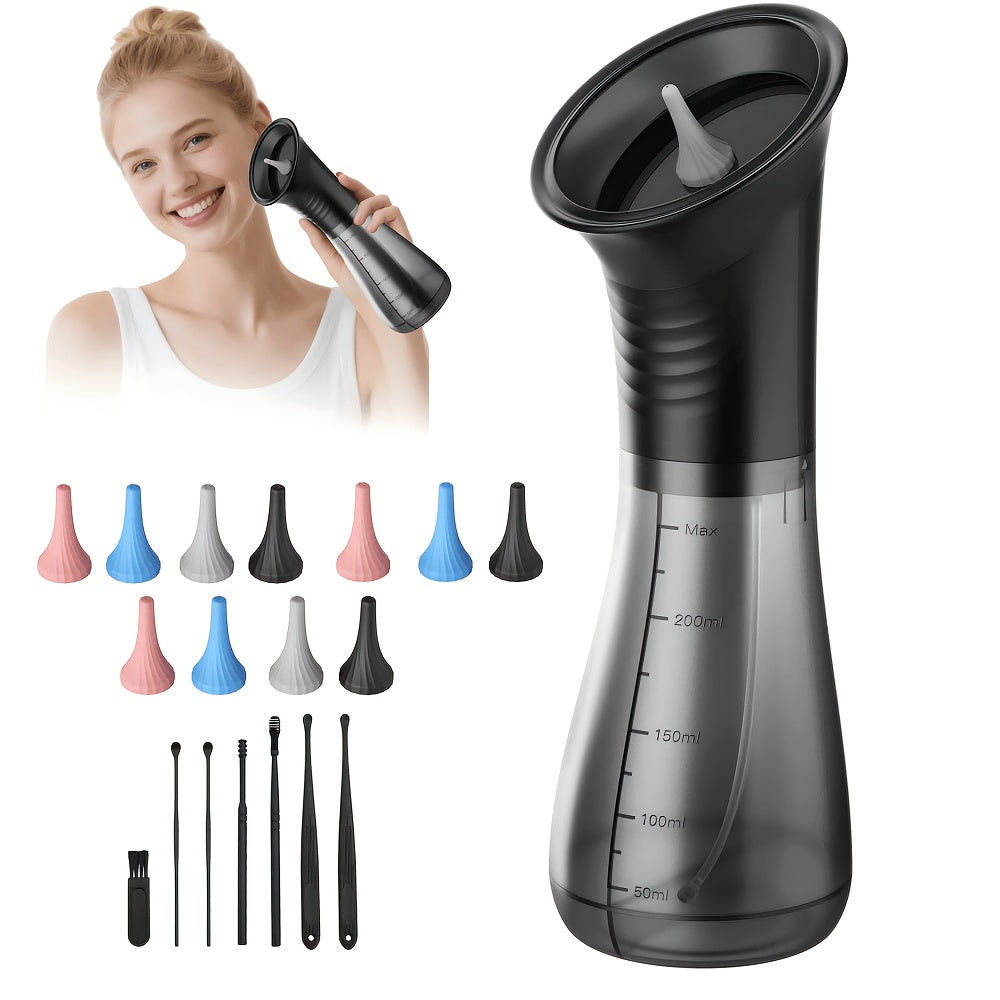 Electric Ear Wax Removal Kit with One-Piece Waste Tank – Water Temperature Sensor, 2000mAh Battery, LED Power Display, Professional Safe Ear Irrigation Cleaner - product image 8