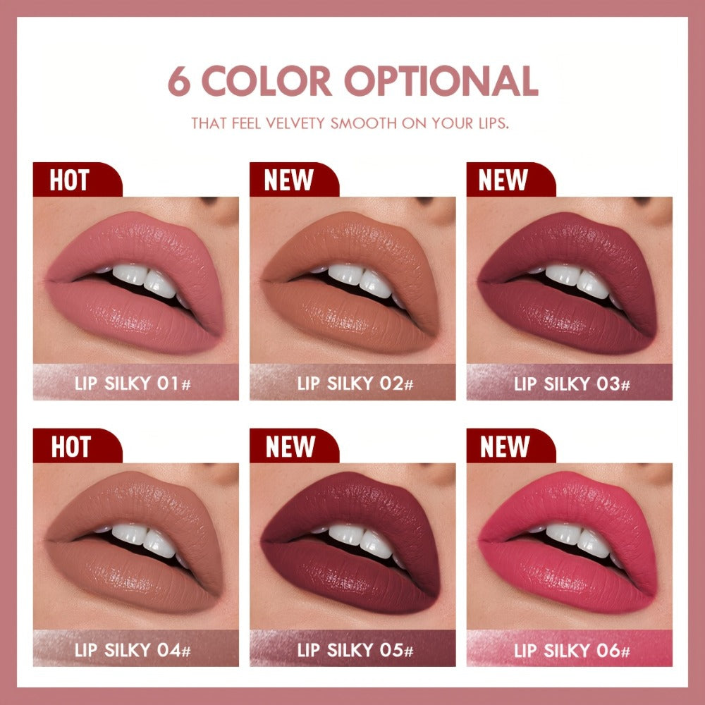 Red Lipstick Set 6pcs Waterproof — High Pigment Long-Lasting Lip Color with Moisturizing Balm, Bold Red Berry Coral Shades for All Skin Tones, Daily & Special Occasion Makeup Gift - product image 2