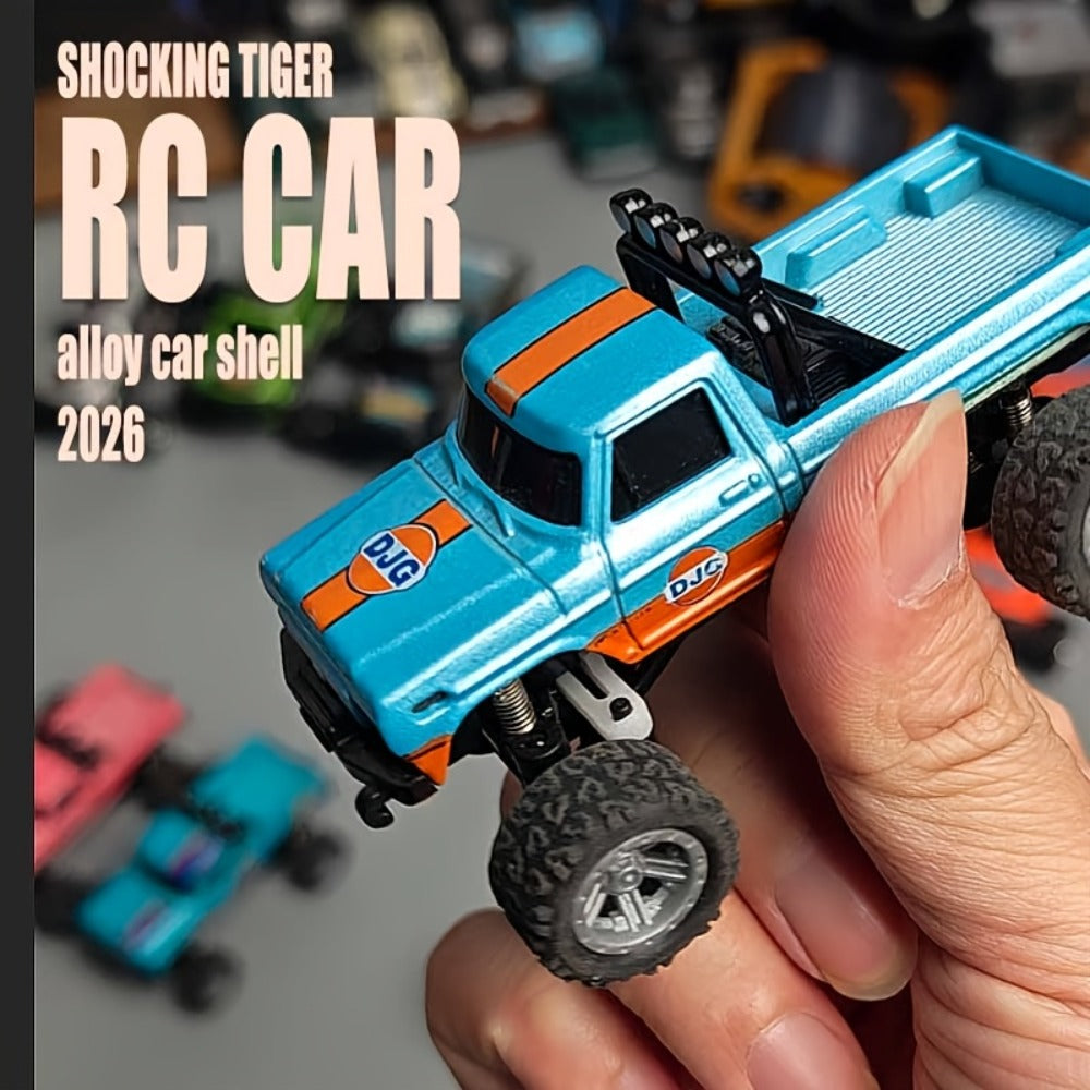RC Off-Road Car with Alloy Body & Shock-Absorbing Chassis – Christmas Birthday Gift for Kids Teens – Remote Control Car for Boys Indoor Outdoor Racing Metal - product image