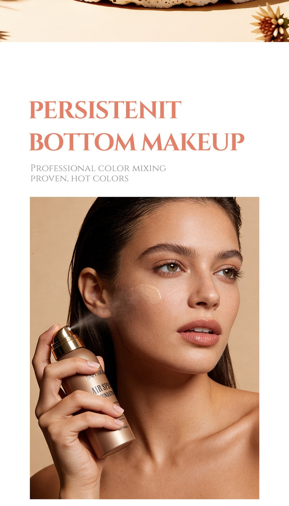 Waterproof Matte Foundation Spray — Long-Lasting Full Coverage Liquid Foundation, Sweat-Proof Transfer-Resistant Oil Control, Natural Finish for All Skin Types, 4 Shades for Women - product image 10