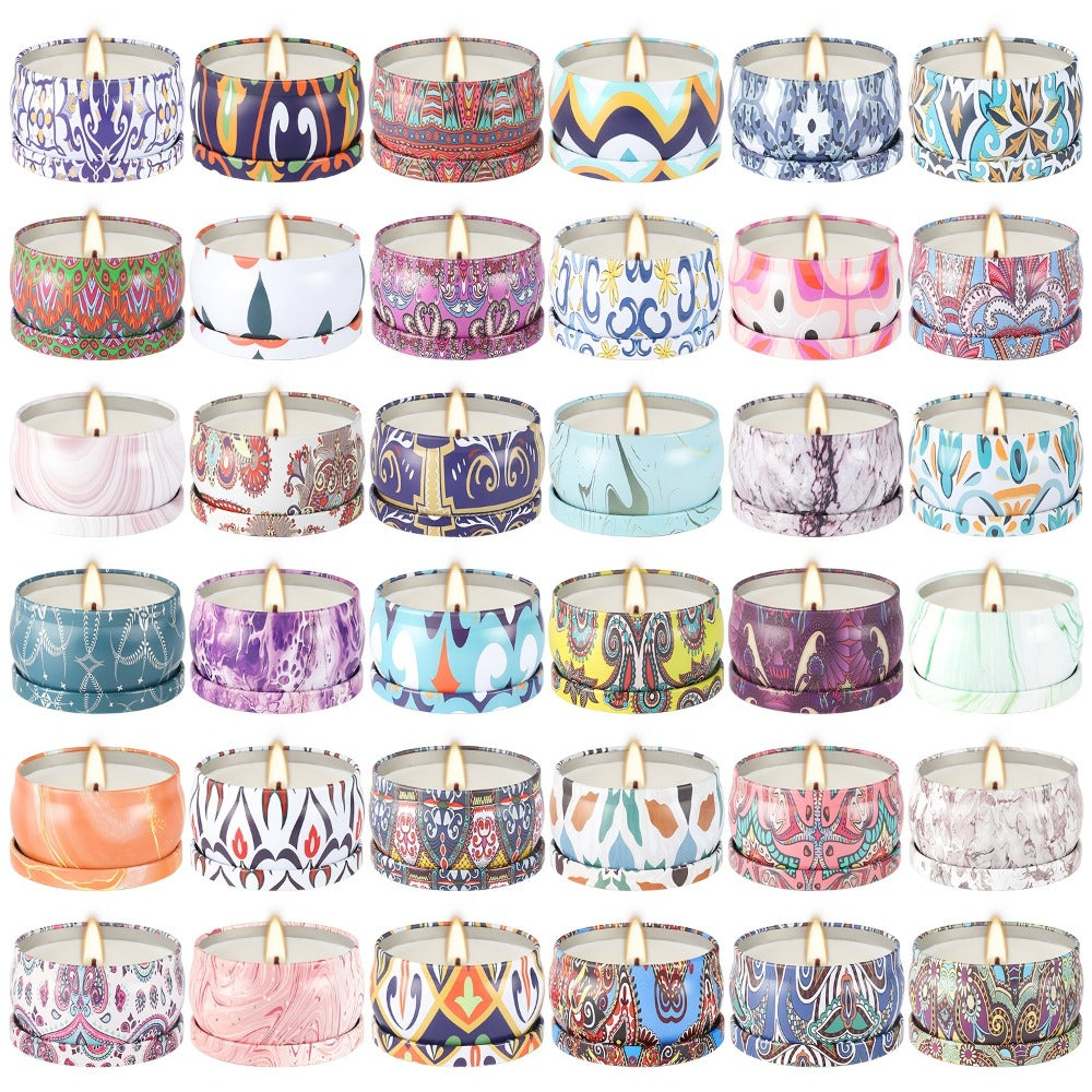 Candle Gift Set 36-Pack – Natural Soy Wax Scented Candles in Tin Cans, Aromatherapy Candles for Yoga, Spa, Bath & Home Decor, Portable Travel Candles, Perfect Gift for Women & Men, - product image 6