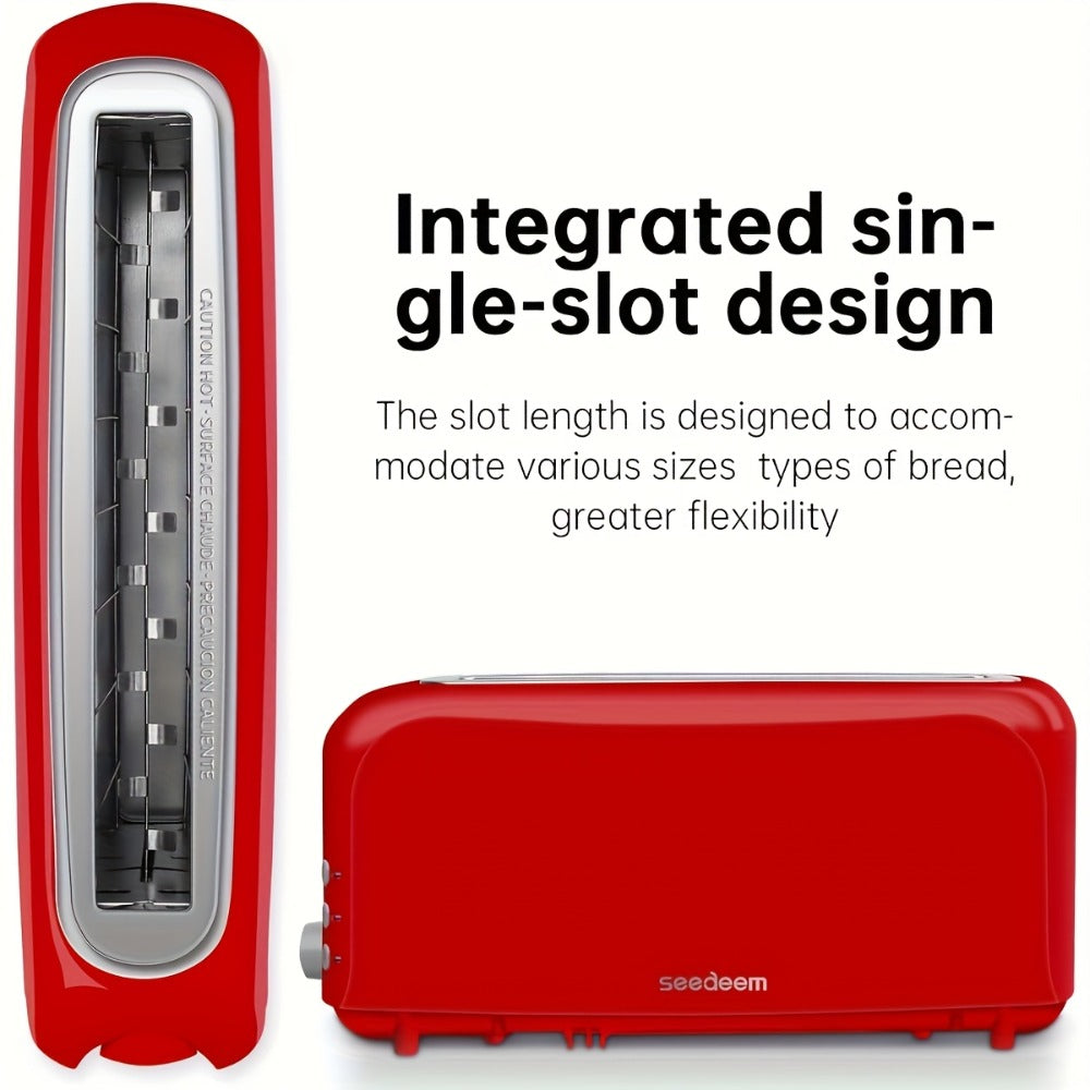 Slim Toaster 2-Slice Long Slot – 1.45" Wide Slot, 6 Shade Settings, Cancel/Reheat/Defrost, 750W, Removable Crumb Tray | 6 Colors - product image 14