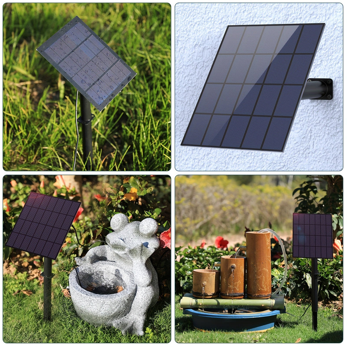 Solar Fountain Pump IPX8 Waterproof – Bird Bath Pond Garden Pump - product image 2