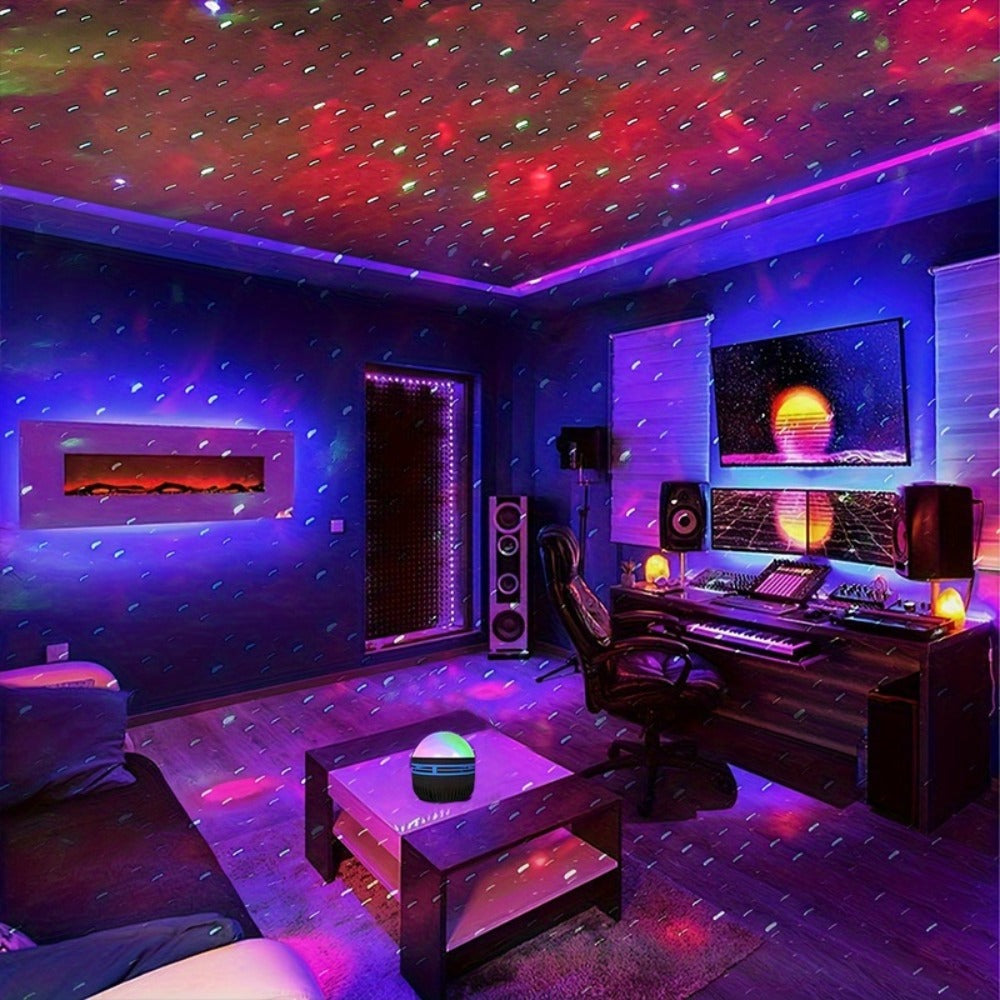 Star Projector Galaxy Night Light with Remote – Aurora Borealis LED Starry Sky Projector, 7 Lighting Effects for Bedroom, Camping, Wedding, Holiday Party & Home Decoration - product image 2