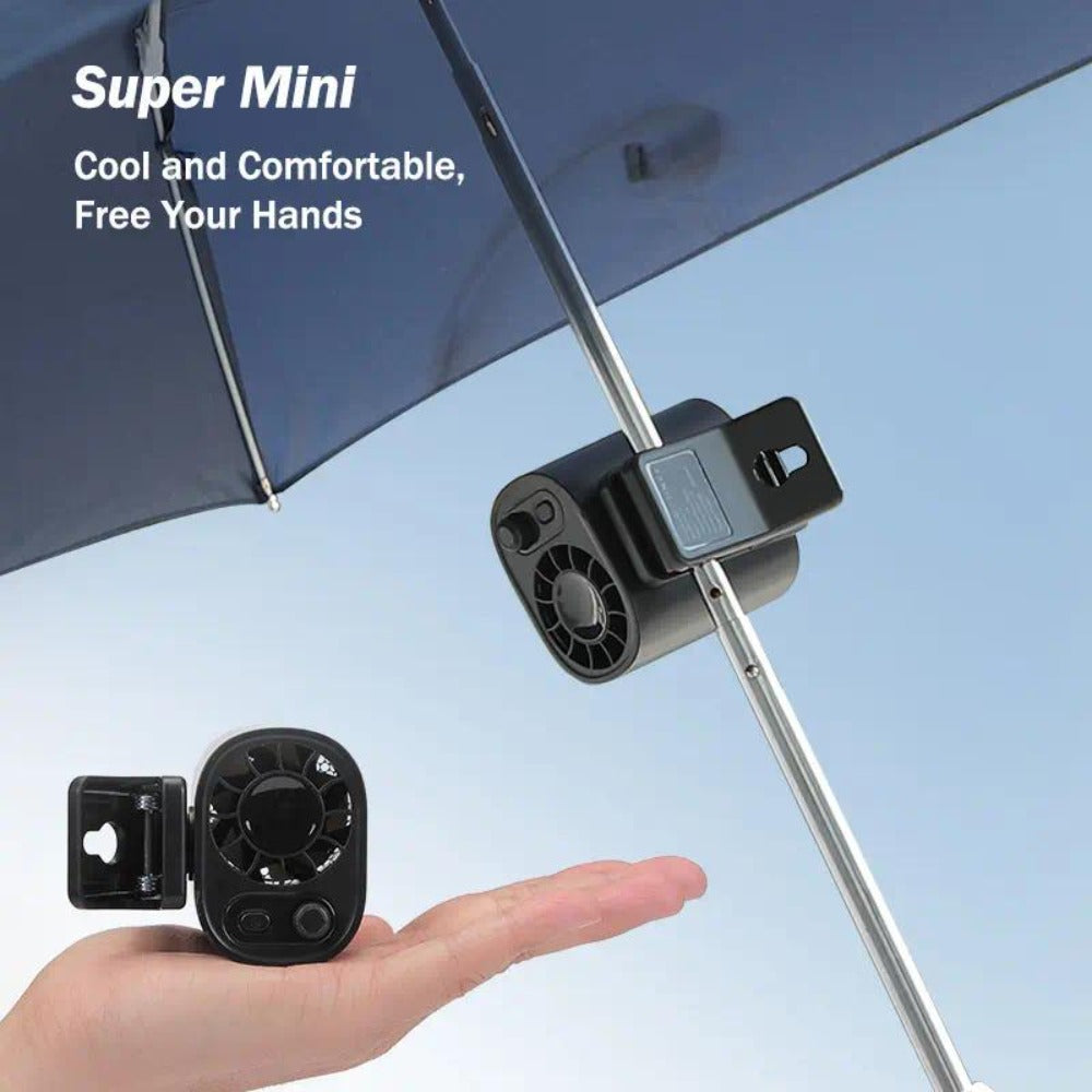 Clip-On Car Fan USB Rechargeable Sun Visor Fan Adjustable Speed Portable Quiet Mini Cooling Fan for Car Truck SUV Road Trip Summer Travel - product image 4