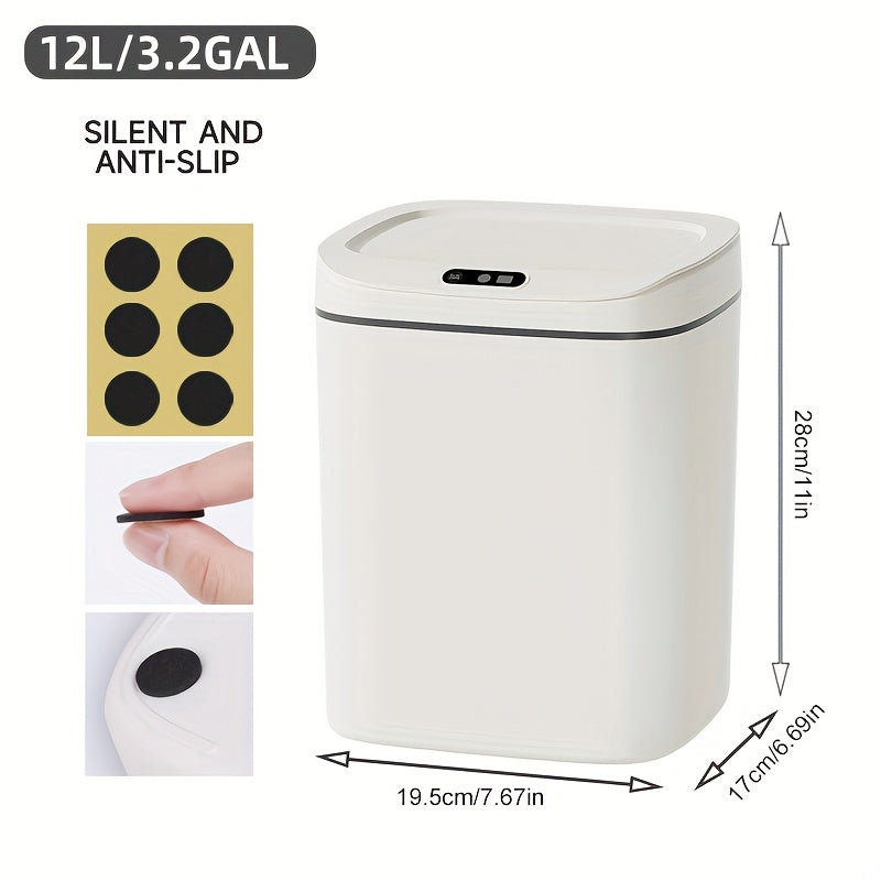 Smart Motion Trash Can with Hands-Free Lid, Odor-Sealing Technology Suitable for, Office, Bathroom - Touchless Operation, Hygienic Waste Bin, Compact for Small - product image 7
