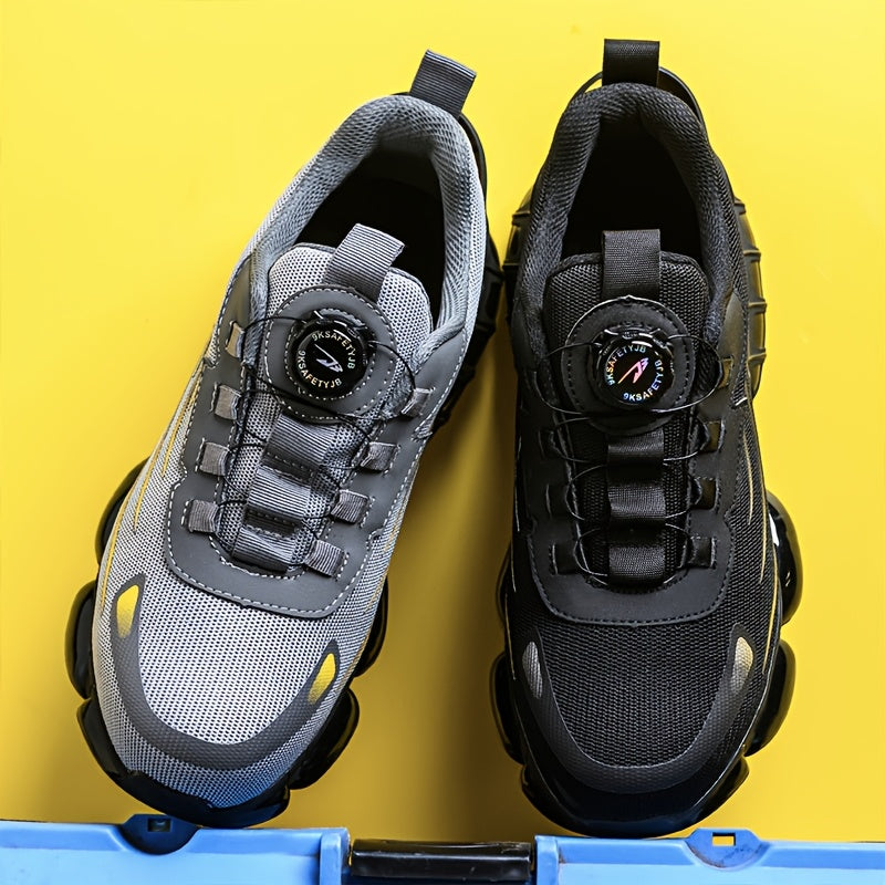 Steel Toe Work Shoes Man Slip Resistant Abrasion Resistant Construction Working Boots Comfortable Breathable Sneaker - product image 15