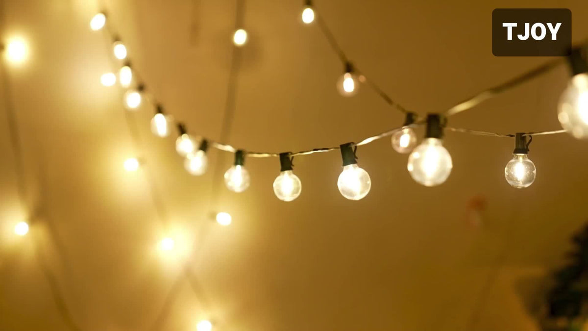 100ft/50ft Waterproof LED String Lights with Shatterproof ST38, Dimmable Outdoor Lights Suitable for Yard, Pool, Camping, Wedding & Garden Decor, 4 Mode - product image 12