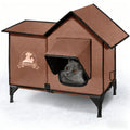 Heated Cat House 3-in-1 with Removable Warming Pad | Elevated Cat Bed for Indoor & Outdoor Cats | Chew-Resistant Cord | All-Season Cat Shelter & Condo | Double - product image 3