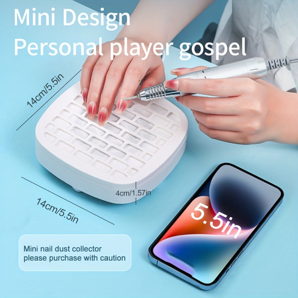 Nail Dust Collector Mini USB Electric Vacuum Cleaner with 10 Filter Pads & Strong Suction – Portable Nail Dust Suction Machine for Acrylic Gel Filing, Home Nail Station, Salon & Tr - product image 11