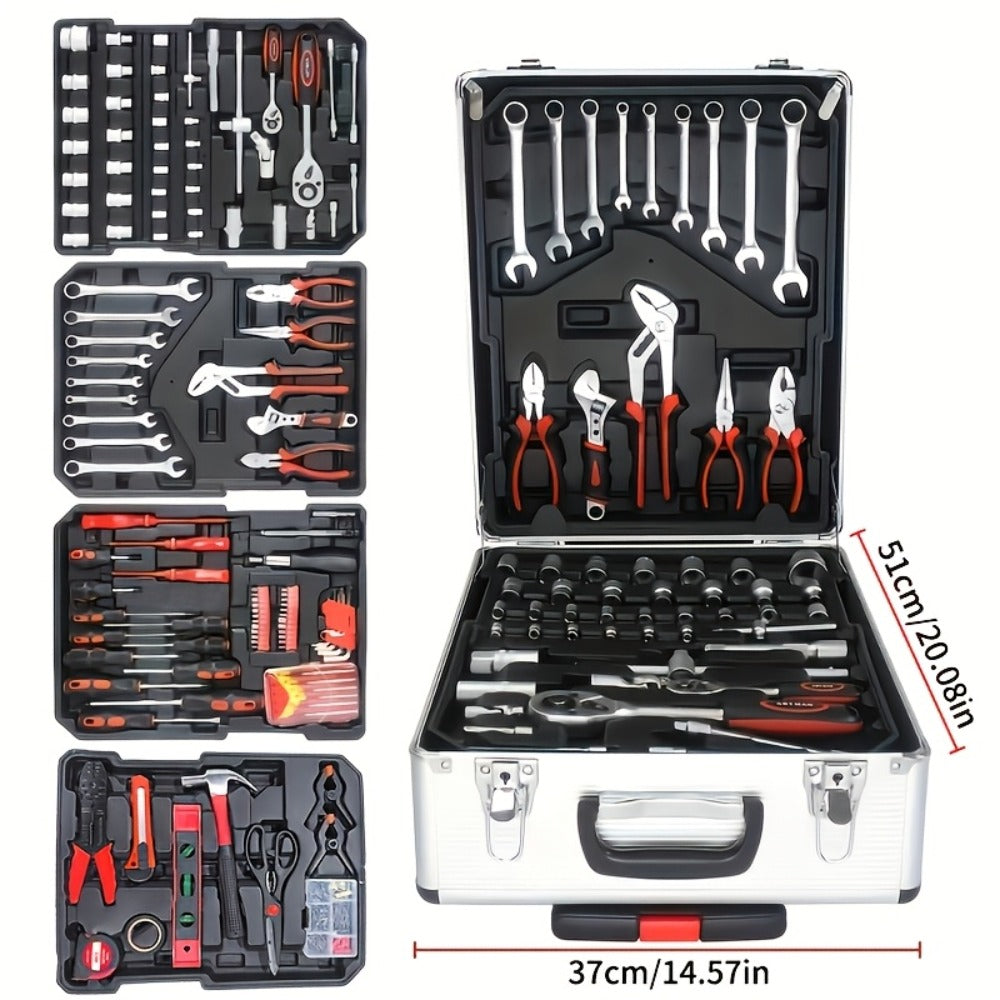 Impact Socket Set 53/54/194/518PCS – 3/8" Drive CR-V Steel | Metric 8-22mm & Imperial 5/16"-3/4" | Complete Socket Kit for Car Repair, DIY & Mechanics | Best Gift for Men - product image 4