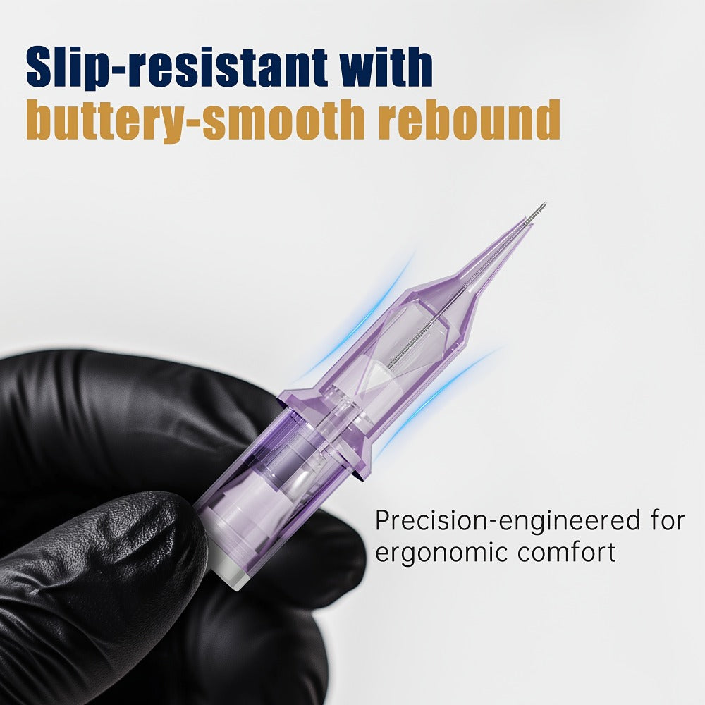 Tattoo Cartridge Needles 50pcs Mixed #12 Lumentip — RL RS RM M1 Stainless Steel, Safety Membrane, Universal Fit for All Tattoo Machines & Pens, Artists & Beginners - product image 13