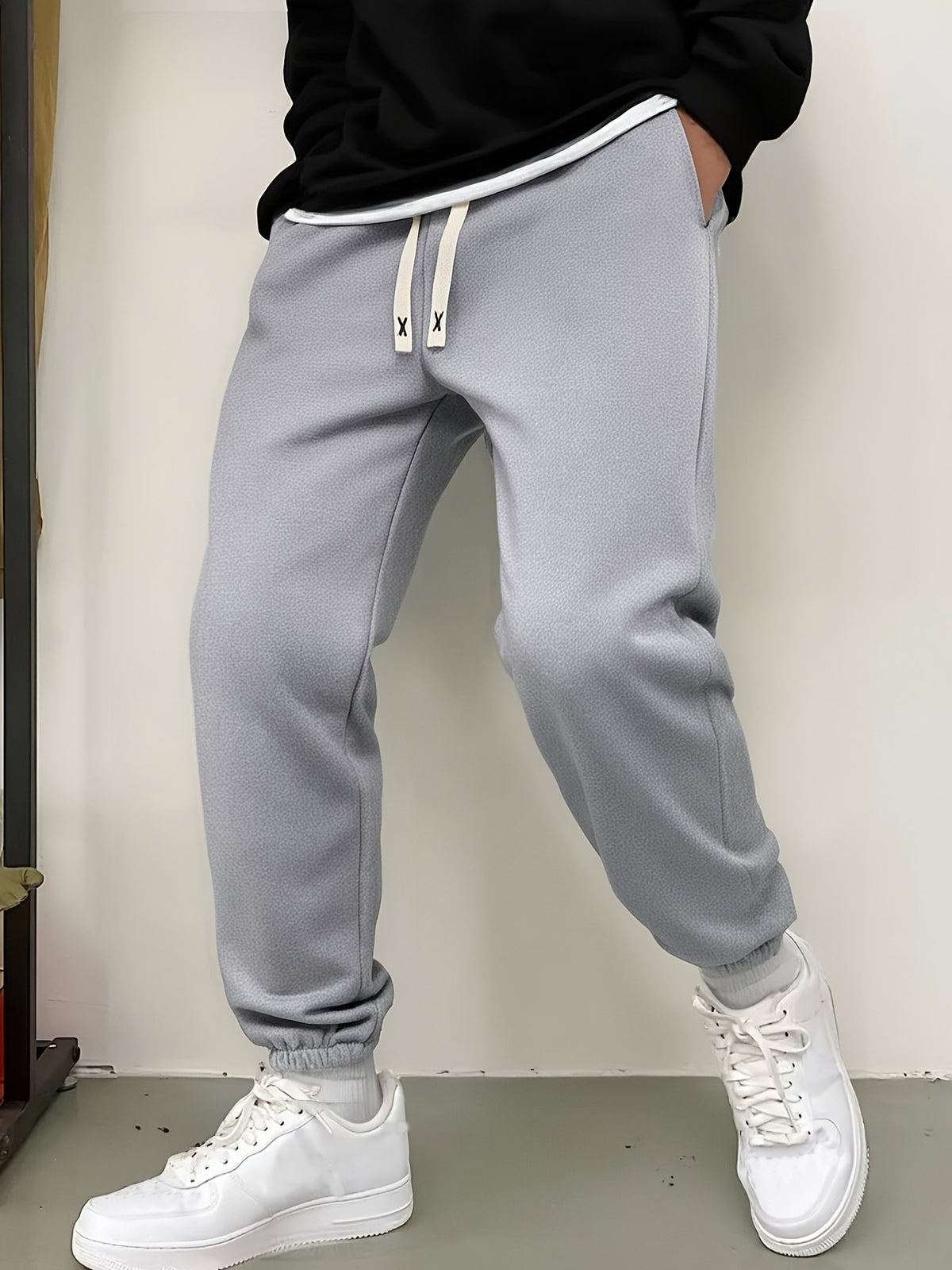 4pcs RANDOM Men's Casual Jogger Pants-Comfortable Sweatpants for Casual Attire, Workout, Or Lounging-Trendy Elastic Waistband with Drawstring, Multiple Pockets - product image 8