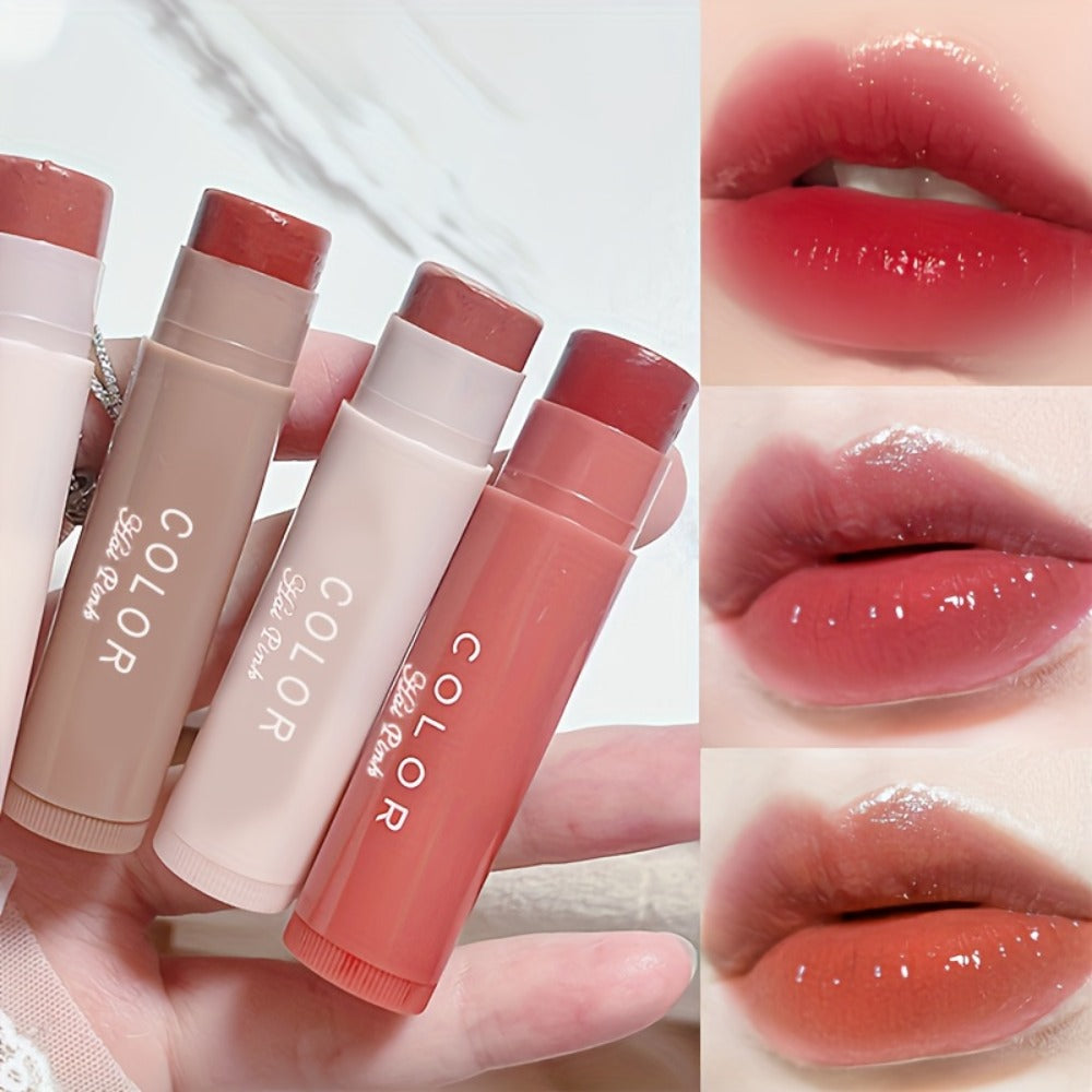 Glossy Hydrating Lipstick Set 3 Pack for Women – Long-Lasting Moisturizing Nourishing Formula, Brightening Lip Liner Effect, Buildable Color All Skin Tones, Beauty Gift for Girls - product image