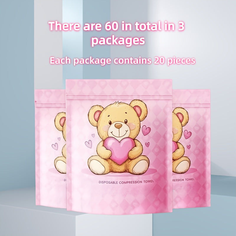 Disposable Face Towels 180 Pcs Soft Thickened Cotton Compressed Cleansing Towel for Women Men All Skin Types Travel Portable Facial Wipes 3 Packs 60 Pcs Each - product image 12