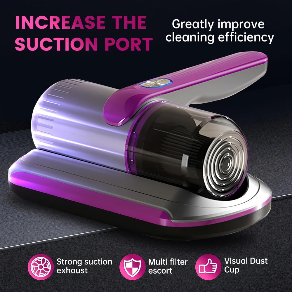 Handheld Mattress Vacuum Cleaner 12KPa – Heavy-Duty Portable Bed Vacuum with Deep Cleaning, Low Noise, Allergen & Dust Mite Removal for Mattress, Sofa, Pillow & Upholstery - product image
