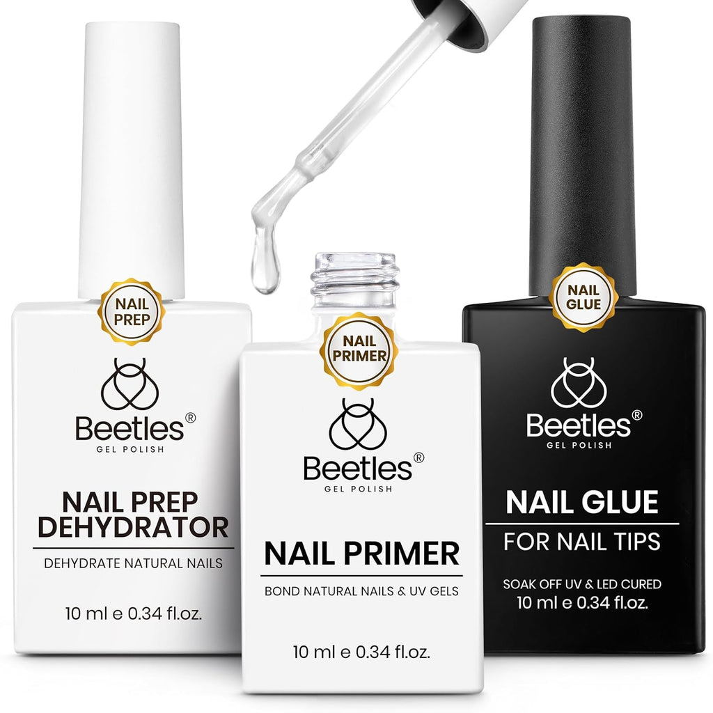 Nail Glue and Dehydrator Kit 3Pcs Acid-Free HEMA-Free – Professional Bond Primer Prep Set for Press On Nails Tips Extensions Gel Manicure Long Lasting Adhesion Gift for Women - product image 7