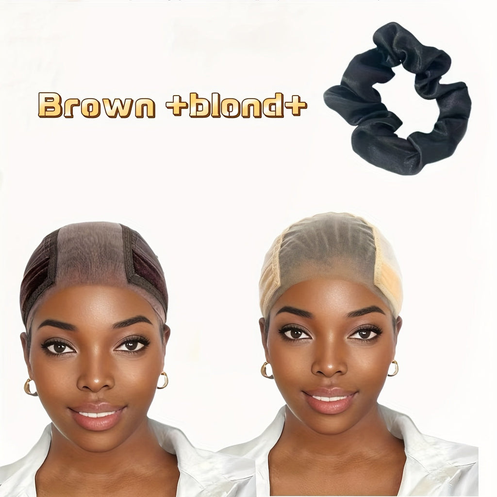 Transparent Lace Wig Cap 4x5 with Ear Cutouts Adjustable Non-Slip Soft Breathable for Women | 6 Colors Brown Blonde Black 613 | Daily Wear Secure Fit Wig Base - product image 12
