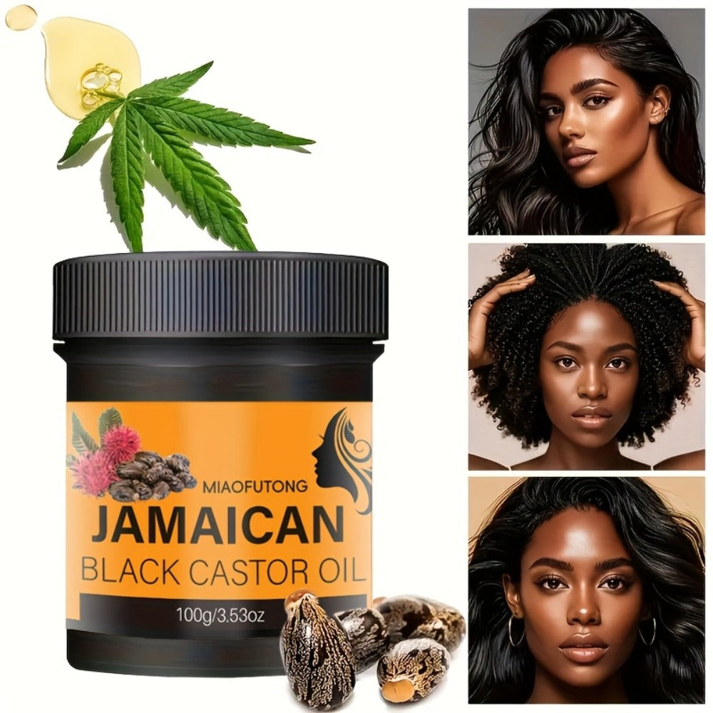 Black Castor Oil Hair Milk 5pcs — 100% Jamaica Pure Cold-Pressed Castor Oil Leave-In Moisturizer for Curly, Coily & Textured Hair | Deep Hydration, Frizz Control, Split End Prevent - product image 3