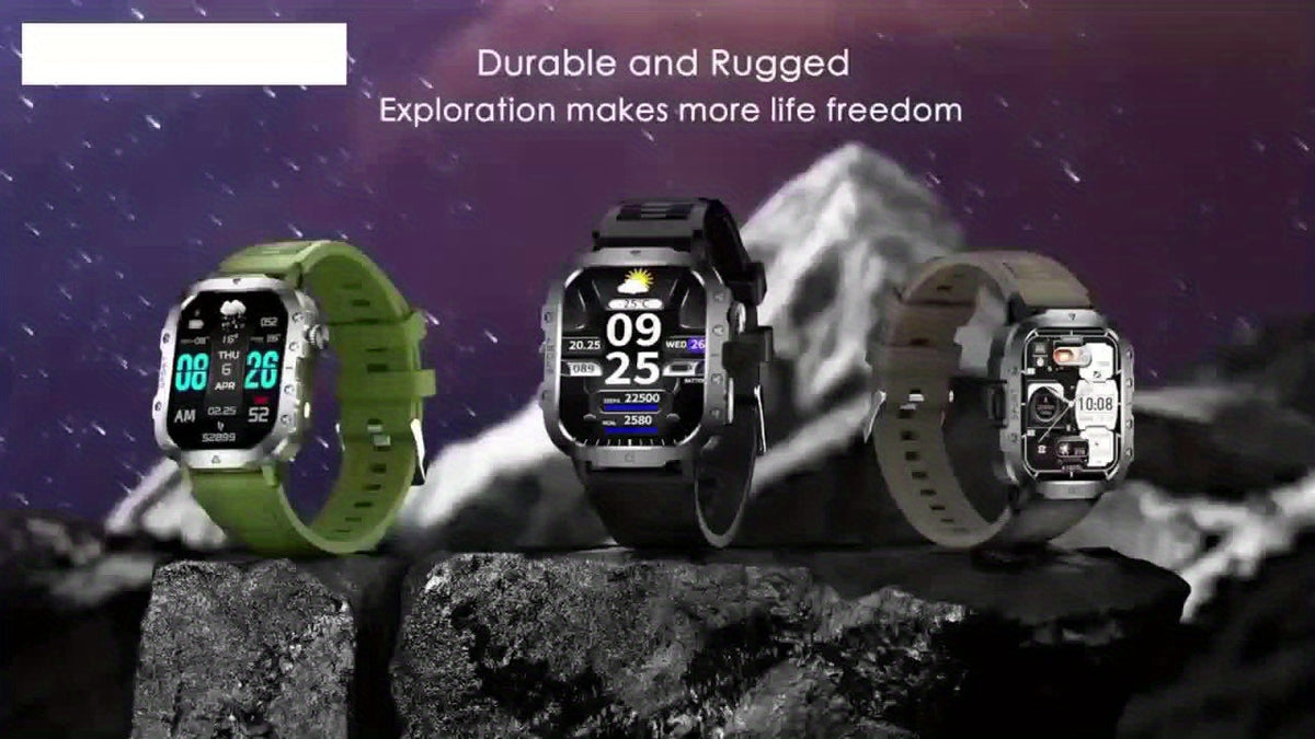 Large-Screen Smartwatch Compatible for iPhone & Android, Wireless Smartwatch with Wireless Calling/SMS, Fitness Tracker, Remote Camera Control, USB - product image 10
