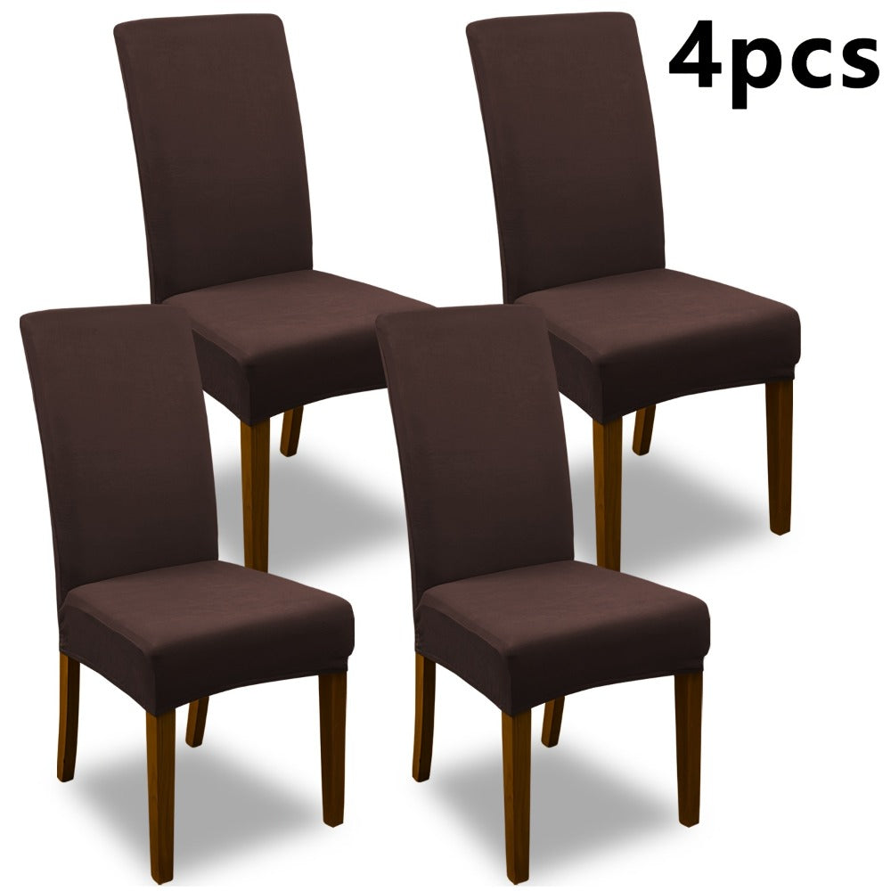 Stretch Dining Chair Covers Set | Elastic Jacquard Slipcovers for Dining Room Kitchen Wedding Office, 4pcs or 6pcs, 9 Colors, Washable Furniture Protector - product image 3