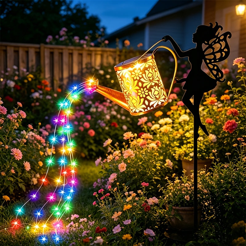 Solar-powered Outdoor Christmas Decorations, 2026 New Solar Watering Can Kettle Lights Outdoor, Metal Garden Lantern for Yard, Patio, Lawn, Pathway & Solar - product image 5