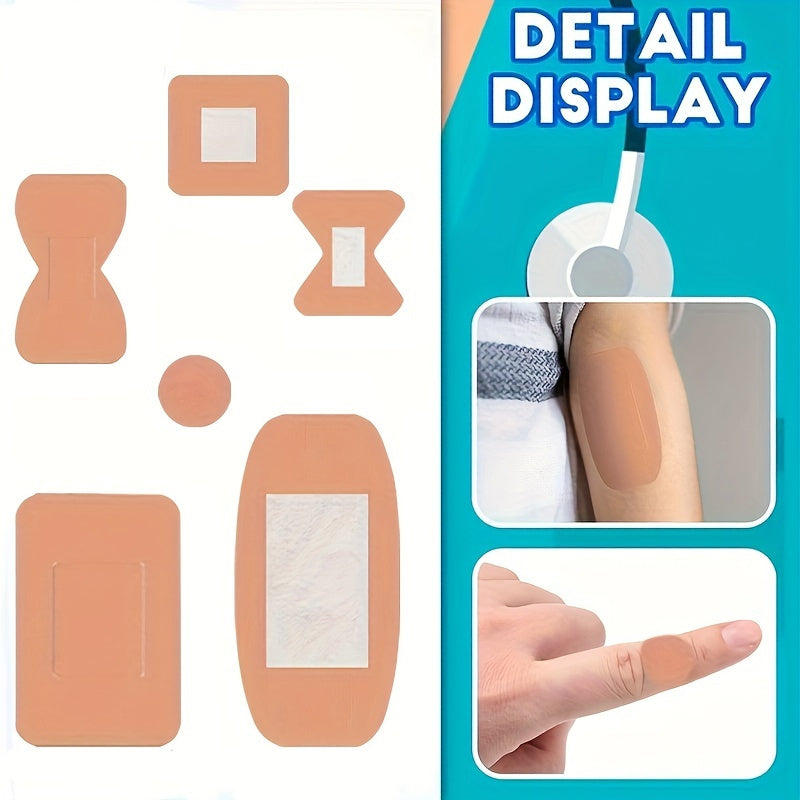 Adhesive Bandages 360pcs | Flexible Fabric Fingertip & Knuckle Bandages Set, Breathable Cloth Elastic First Aid Bandages in 12 Assorted Sizes, Spot Wound Care - product image 4
