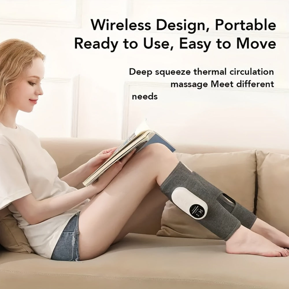 Air Compression Leg Massager – Cordless Calf & Foot Massager with 3 Intensity Levels for Legs, Thighs, Knees & Feet | Circulation Booster, Holiday Gift for Women & Men - product image 14