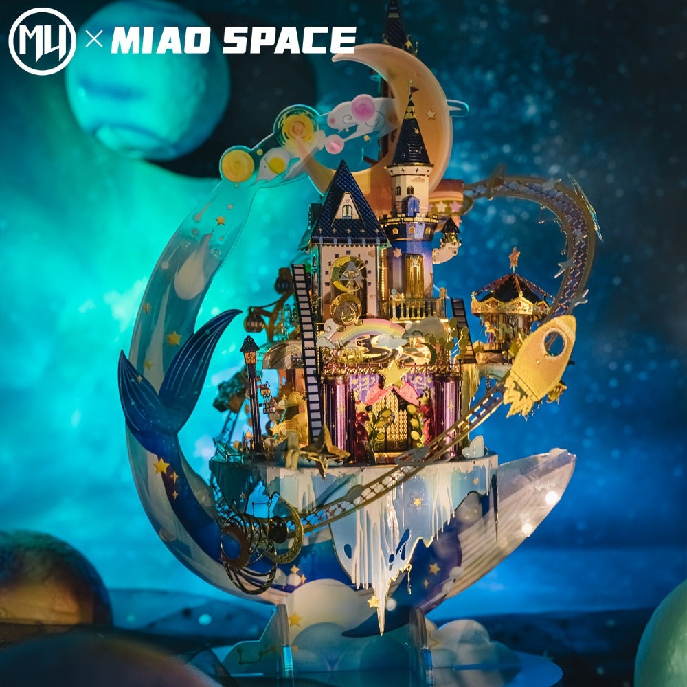 3D Metal Model Kit MU Star Playground | Handcrafted Garden Scene DIY Puzzle for Teens & Adults Ages 14+, Unique Birthday Christmas Valentine's Day Gift for - product image