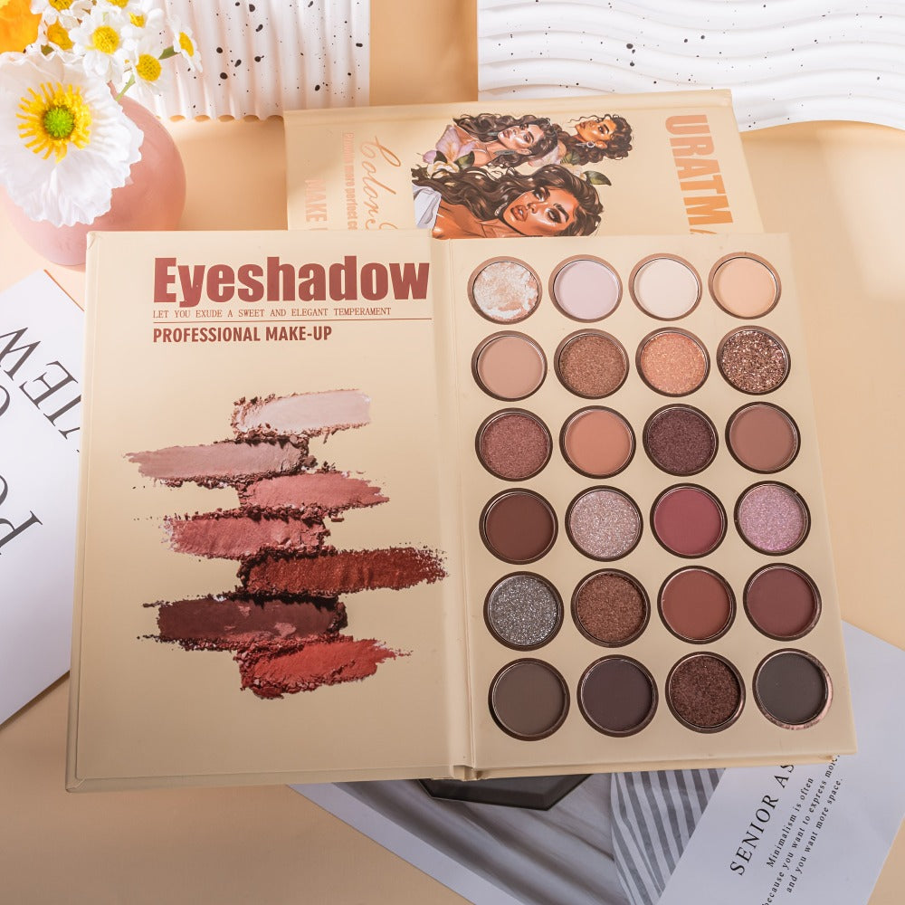 43-Color Eyeshadow Palette Book-Style Folding All-in-One Matte Shimmer Glitter Contour Blush & Highlighter – Multifunctional Makeup Palette for All Skin Tones Everyday & Special Oc - product image 5