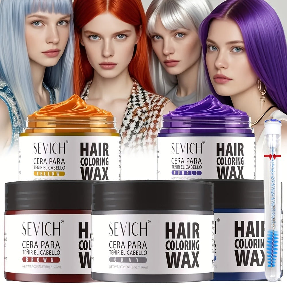 Instant Color Hair Wax 10 Shades – Temporary Hair Dye Wax Strong Hold Styling for Parties, Cosplay, Festivals & Halloween, Easy Wash Out, All Hair Types, Men Women Kids - product image 8