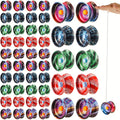 Metal Alloy Yoyo Bulk 50 Pcs Responsive Yo-Yo Set for Beginners Kids Adults Auto Return String Trick Yoyos Colorful Party Favors Gift Boys Girls Students for - product image 6