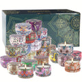 Scented Candles Gift Set 24 Pack Aromatherapy Soy Wax Candles with Lids Portable Travel Tin Can Candles for Home Spa Yoga Birthday Valentine's Day Mother's Day - product image 8