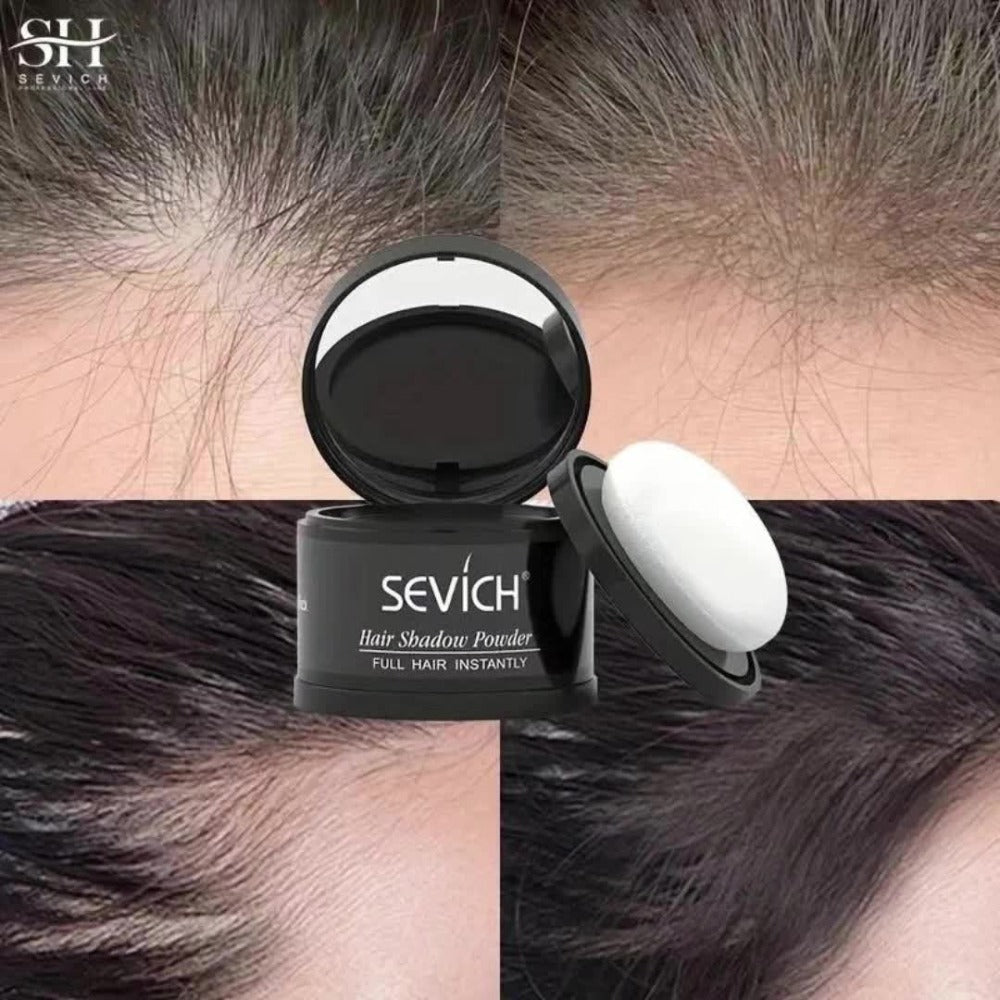 Thinning Hair Root Coverage Powder with Brush — Instant Hairline Concealer Natural Shadow Effect, Voluminous Lift Lightweight Sensitive Scalp Safe Formula, 8 Shades for Men & Women - product image 21