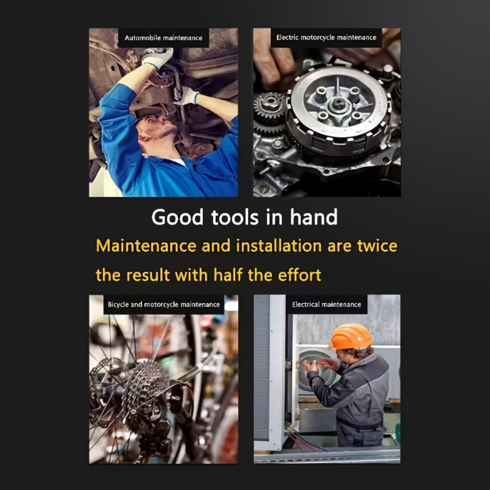 Premium Stainless Steel Repair Tool Kit 55/82/94/121PCS – Complete Automotive & Home Repair Set | Multi-Function Hand Tools | No Charging Required | Easy to Use | Perfect Gift for  - product image 15
