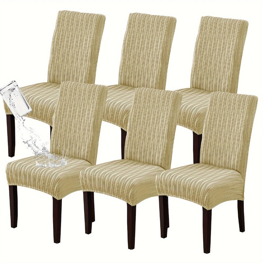 Dining Chair Covers Stretch Slipcovers Set of 4 or 6, Stain Resistant Removable Washable Chair Protector for Home Kitchen Restaurant Wedding, Spandex Jacquard Fabric, 7 Colors Avai - product image 22
