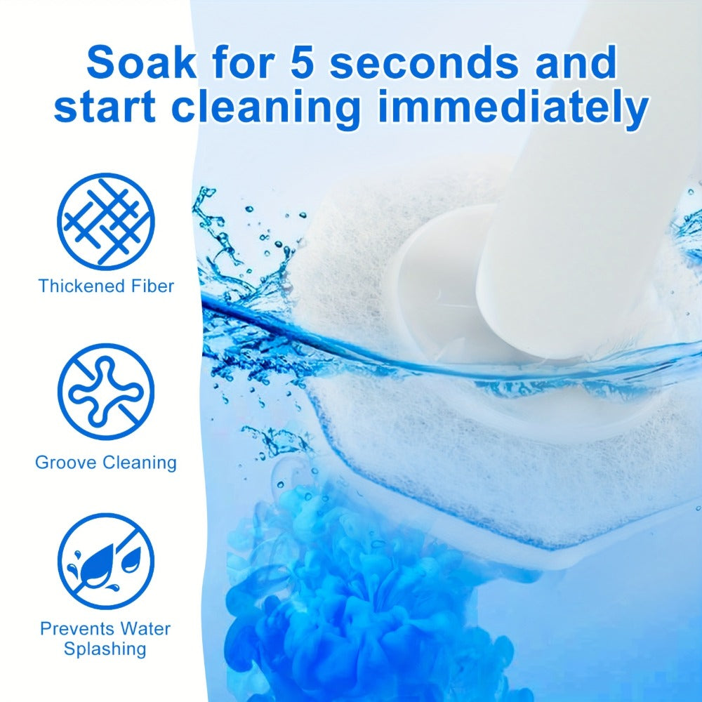 Disposable Toilet Wand Refills 120 or 58 Count Compatible with Clorox ToiletWand Upgraded Fiber Deep Clean Removes Rust Scale Hard Water Stains Toilet Bowl Brush Replacement Heads - product image 6