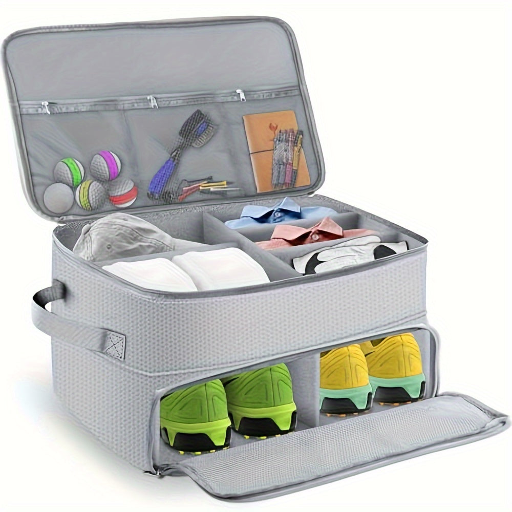 Travel-friendly Golf Ball Carrier Pouch with Zipper, Holds 12 Balls, Featherlight Golf Accessories Organizer for Men Women Golfers – Golf Ball Storage Bag - product image