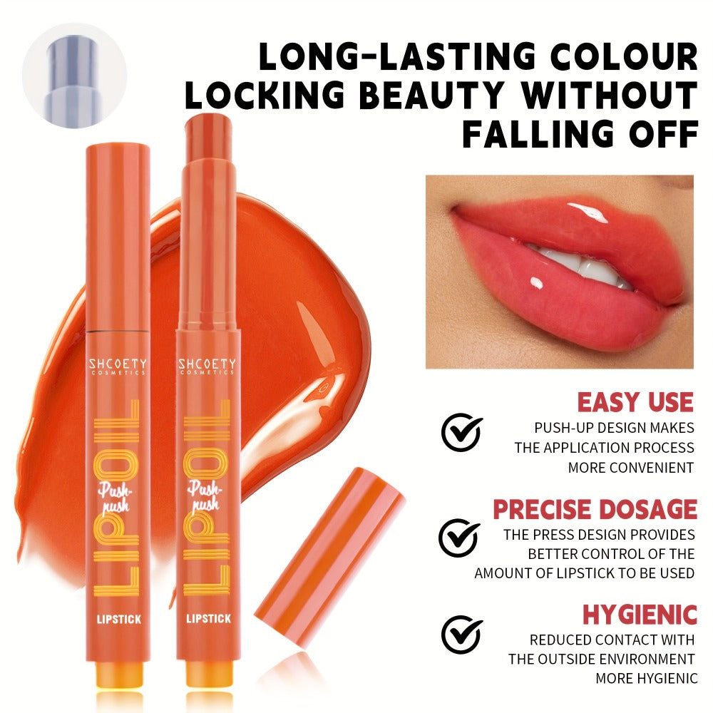 6-Piece Neon Press-On Lip Gloss Set High-Gloss Moisturizing Long-Lasting Bold Lip Makeup — Vibrant Mixed Shades Plumping Glossy Lipstick Bundle Gift Set for Women Girls All Skin To - product image 3