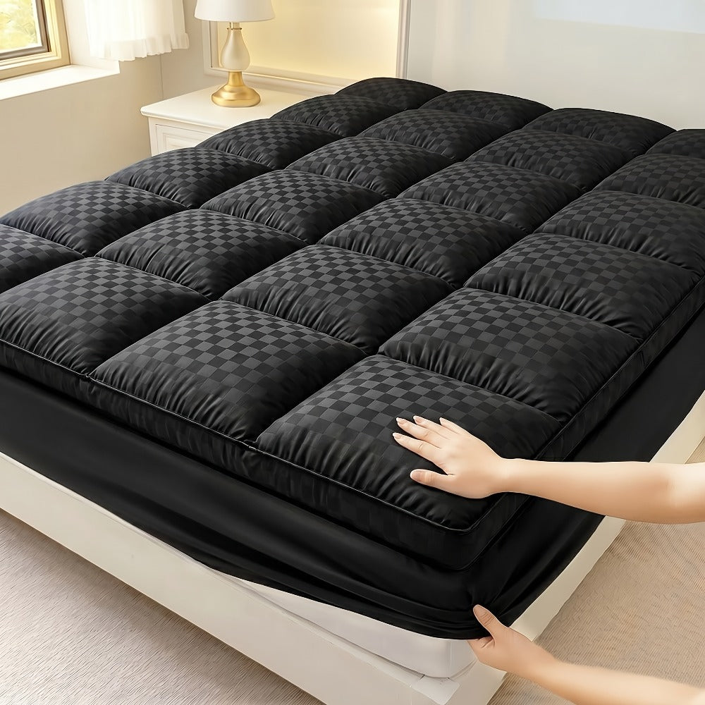 Mattress Topper Pillow Top Quilted Fitted Mattress Protector Cover Deep Pocket Cooling 1000GSM Twin Full Queen King - product image 8